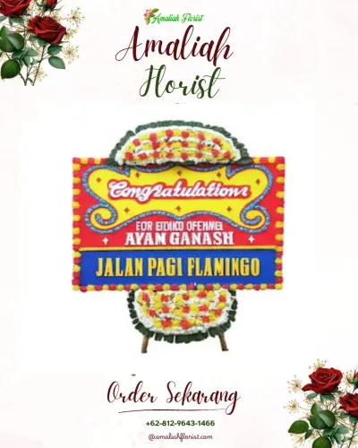 Bunga Papan Congratulation di Sarampad